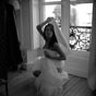 Photos de mariage : Essayages de la robe de la mari�e